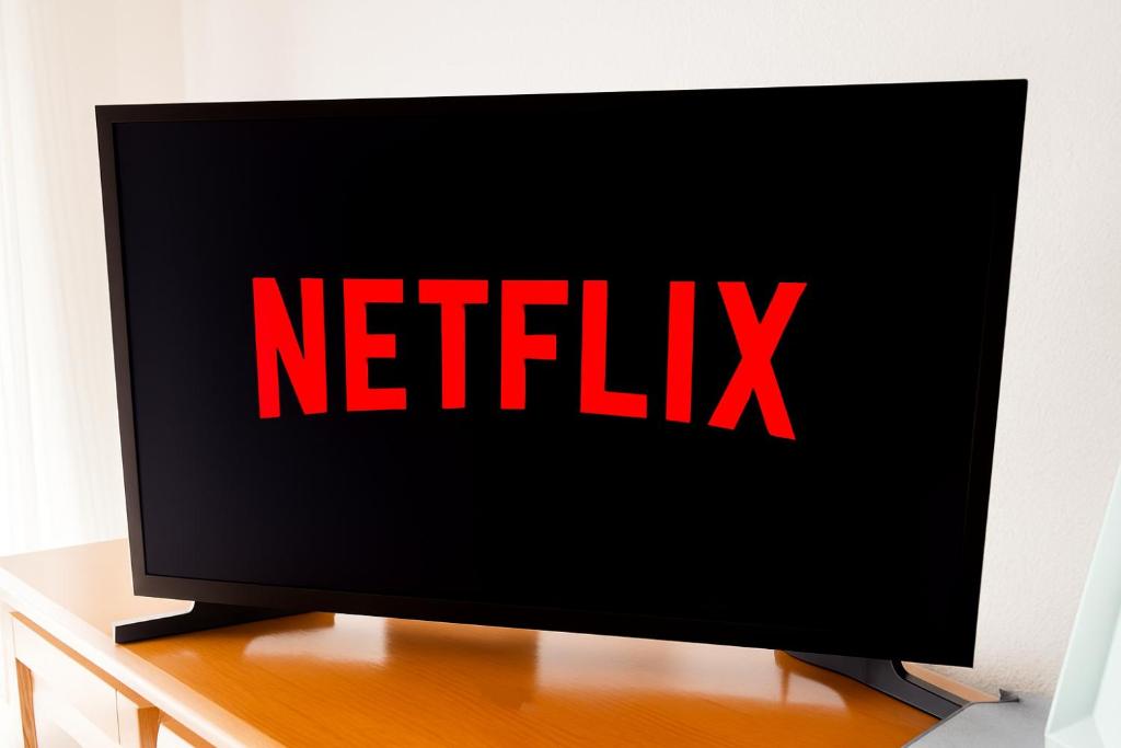 TV a/nebo společenská místnost v ubytování Sunny Apartment