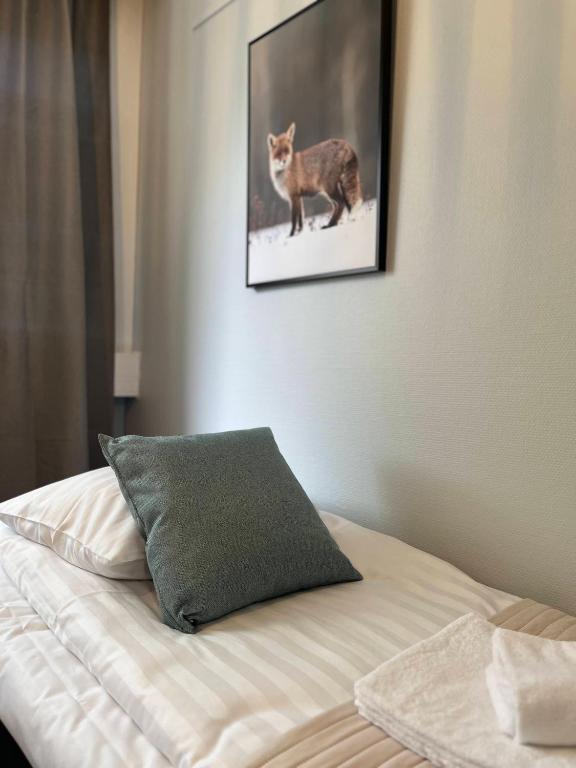 Postel nebo postele na pokoji v ubytování Academy Hotel Kemijärvi