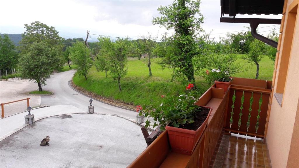 Zahrada ubytování Tourist Farm Škrbina