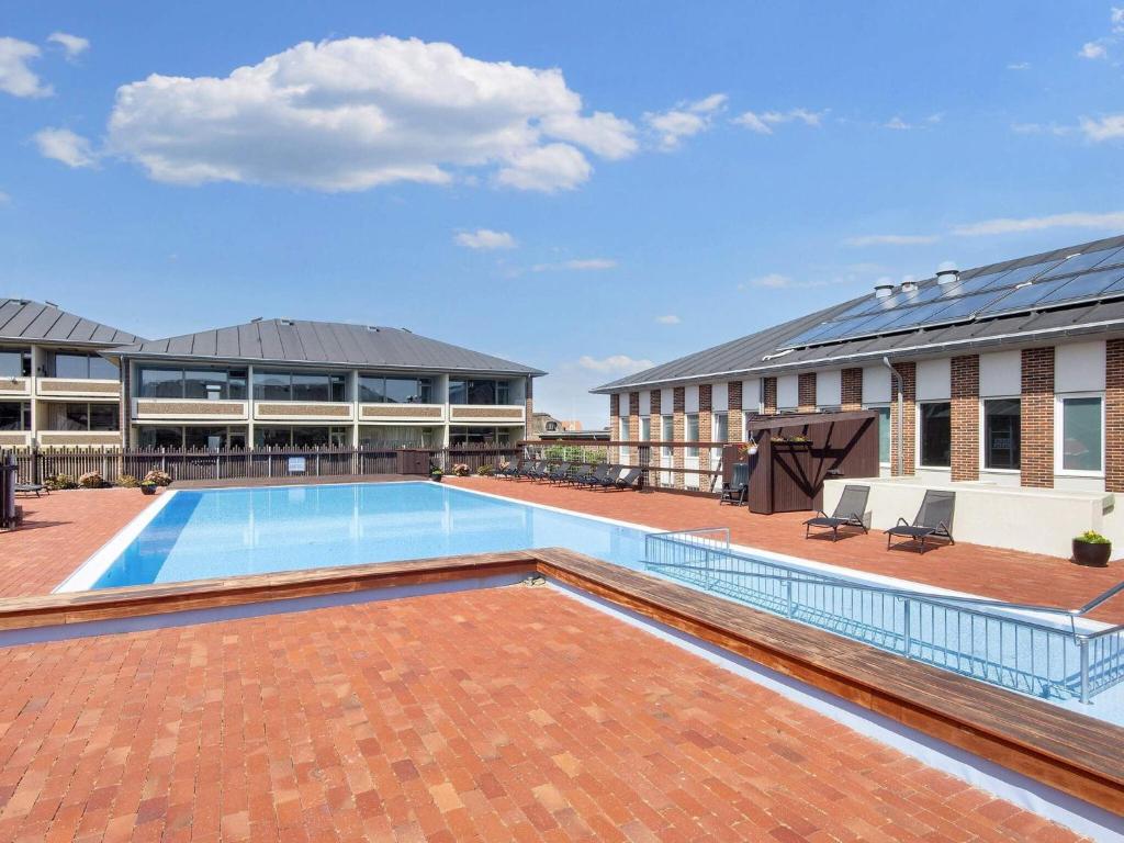 Bazén v ubytování Fanø Holiday Home Center nebo v jeho okolí