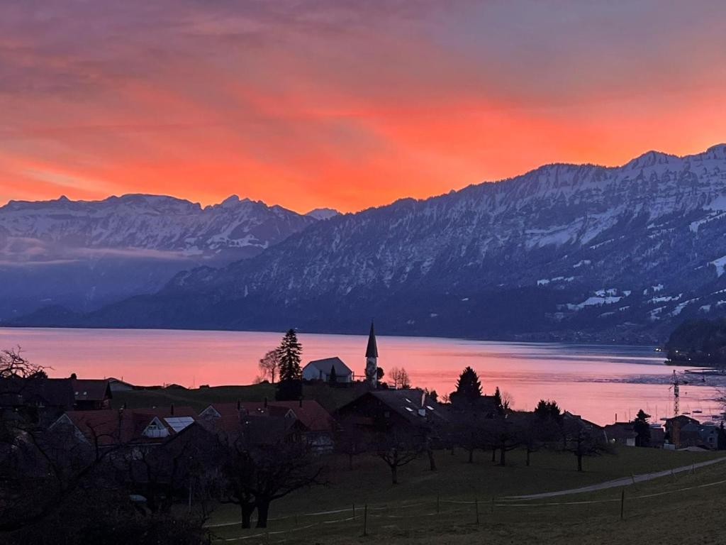 Peisaj natural din apropierea acestei pensiuni