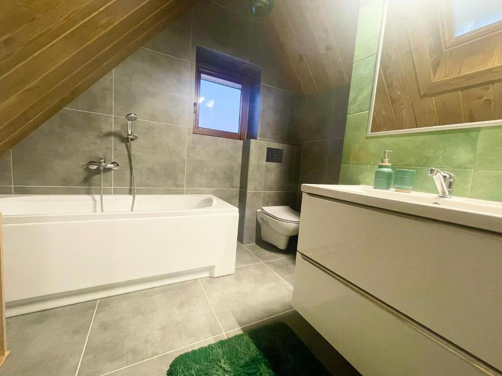 Kúpeľňa v ubytovaní Gąsienicowy Widok