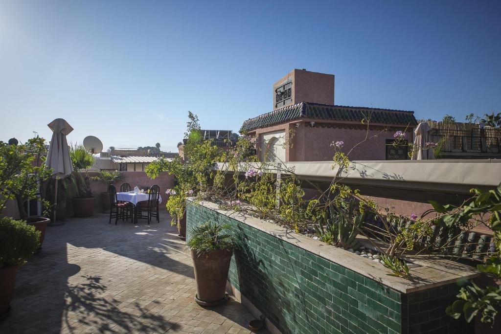 Zahrada ubytování Riad Atrium & Spa