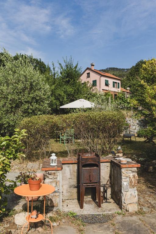 Zahrada ubytování Il Laghello Wood House
