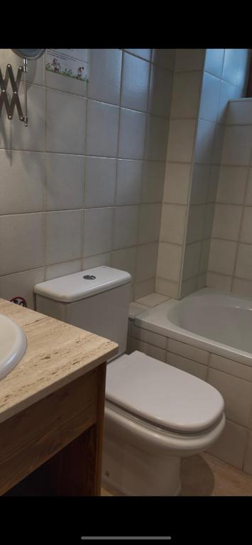 Koupelna v ubytování Hotel Colomers