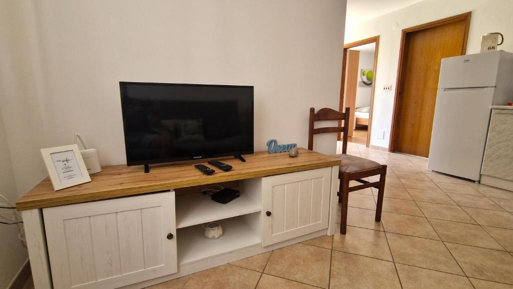 Kuchyň nebo kuchyňský kout v ubytování Apartmani Dolencic