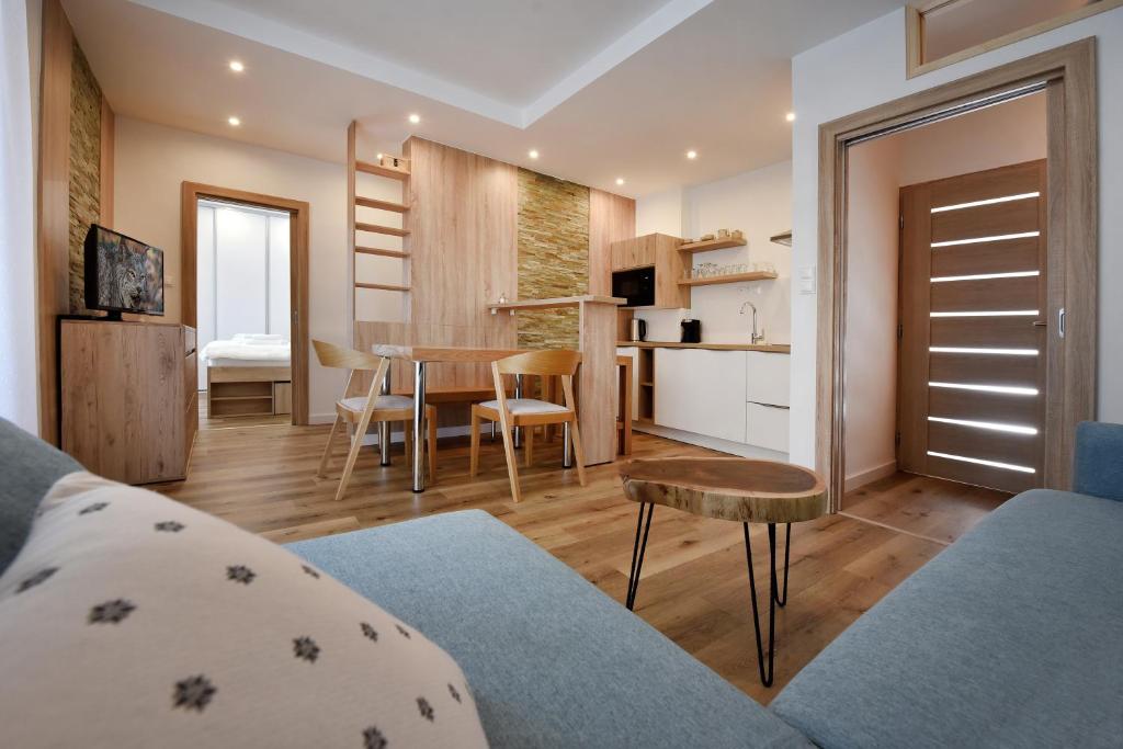 Kuchyň nebo kuchyňský kout v ubytování Vila Zea apartments