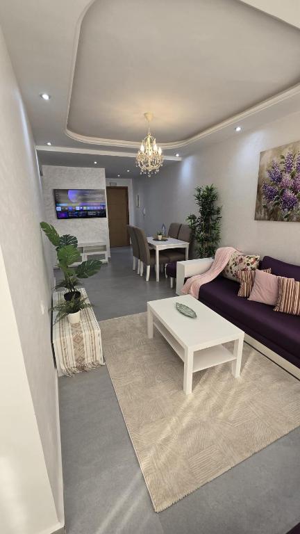 Un lugar para sentarse en Charmant appart en face du stade