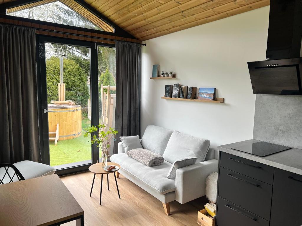 Area soggiorno di Tiny House Krkonose