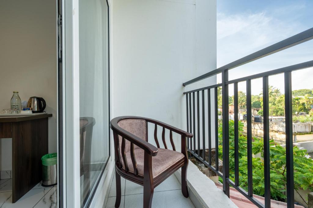 Balkón nebo terasa v ubytování Mughal Suites
