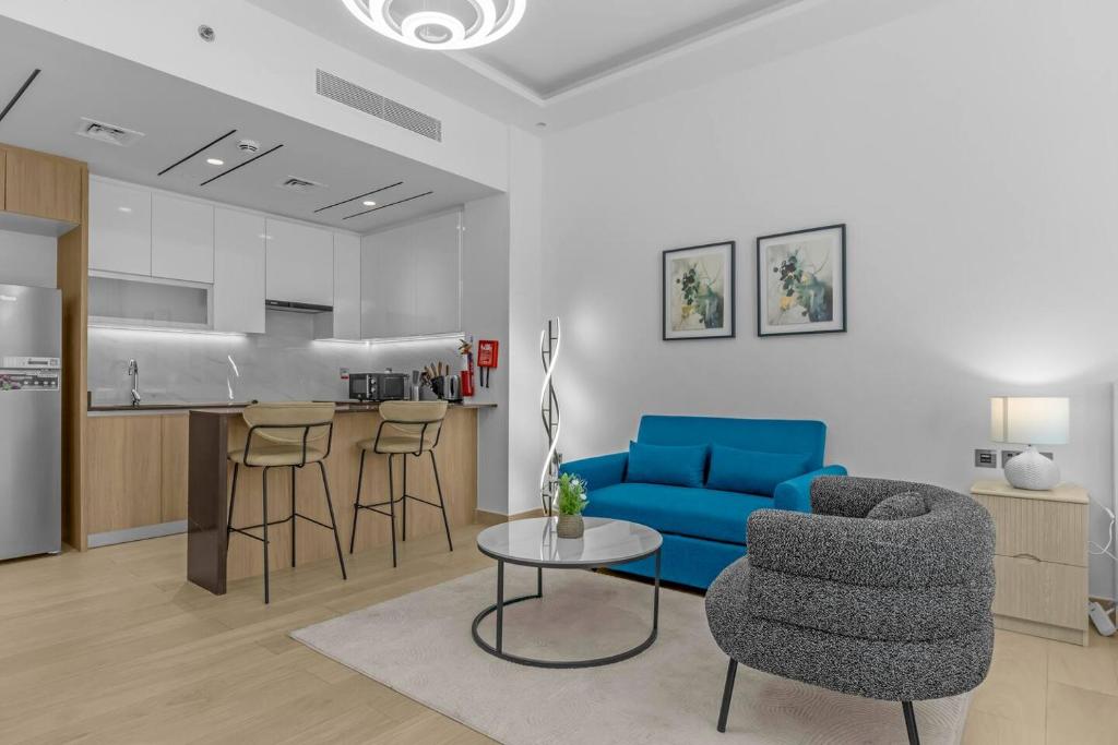Cuina o zona de cuina de Modern Studio In Jlt Cluster L Top Facilities