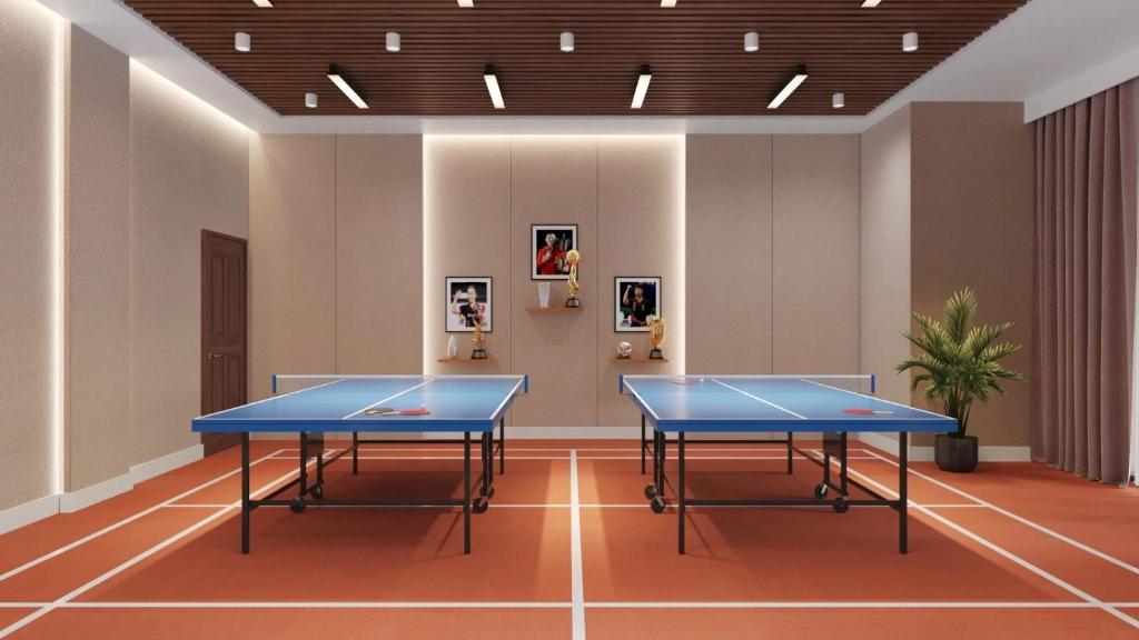 Taula de ping-pong a Modern Studio In Jlt Cluster L Top Facilities o a prop