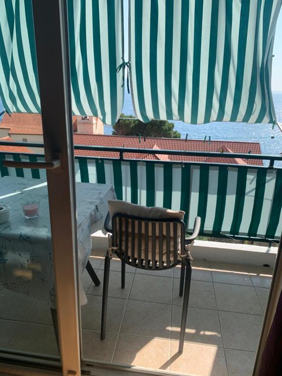 Balkón alebo terasa v ubytovaní Panorama sea view Apartment H