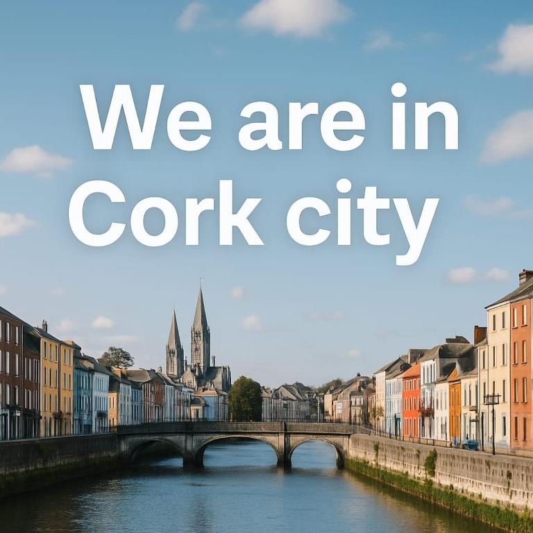 Nespecifikovaný výhled na destinaci Cork nebo výhled na město při pohledu z penzionu