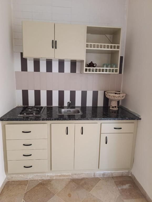 Kuchyň nebo kuchyňský kout v ubytování Residence CHAHD