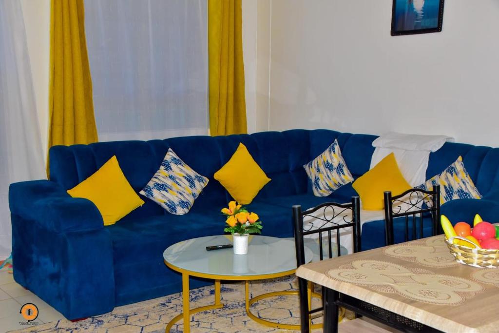 Posezení v ubytování Nevel Apartment Eldoret