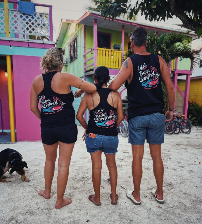 Clientes alojados en Barefoot Beach Belize