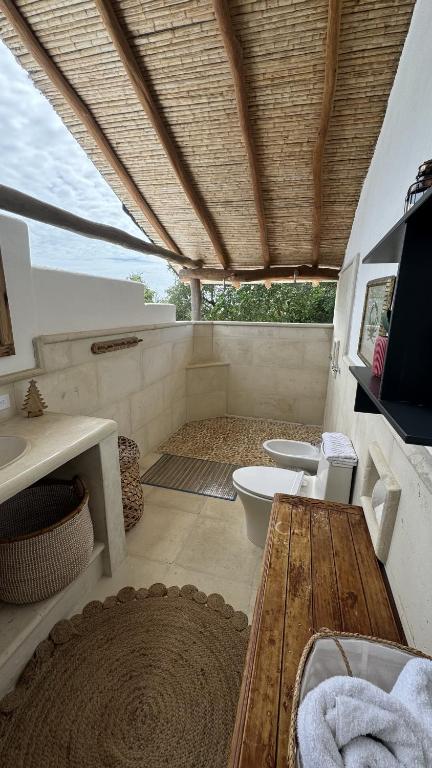 Koupelna v ubytování Posada La Esmeralda Morrocoy