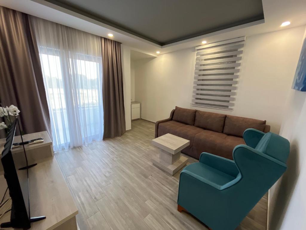 Posezení v ubytování Heaven Lux Ulcinj