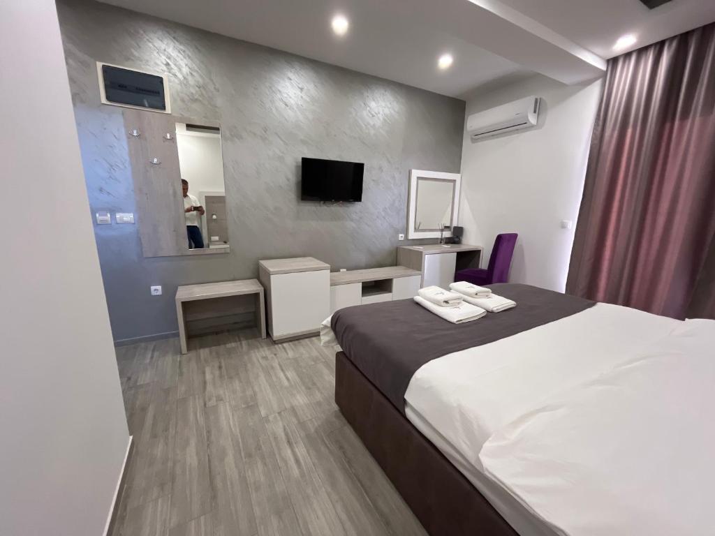 TV a/nebo společenská místnost v ubytování Heaven Lux Ulcinj