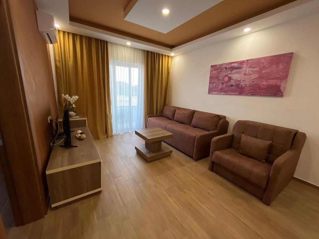 Posezení v ubytování Heaven Lux Ulcinj