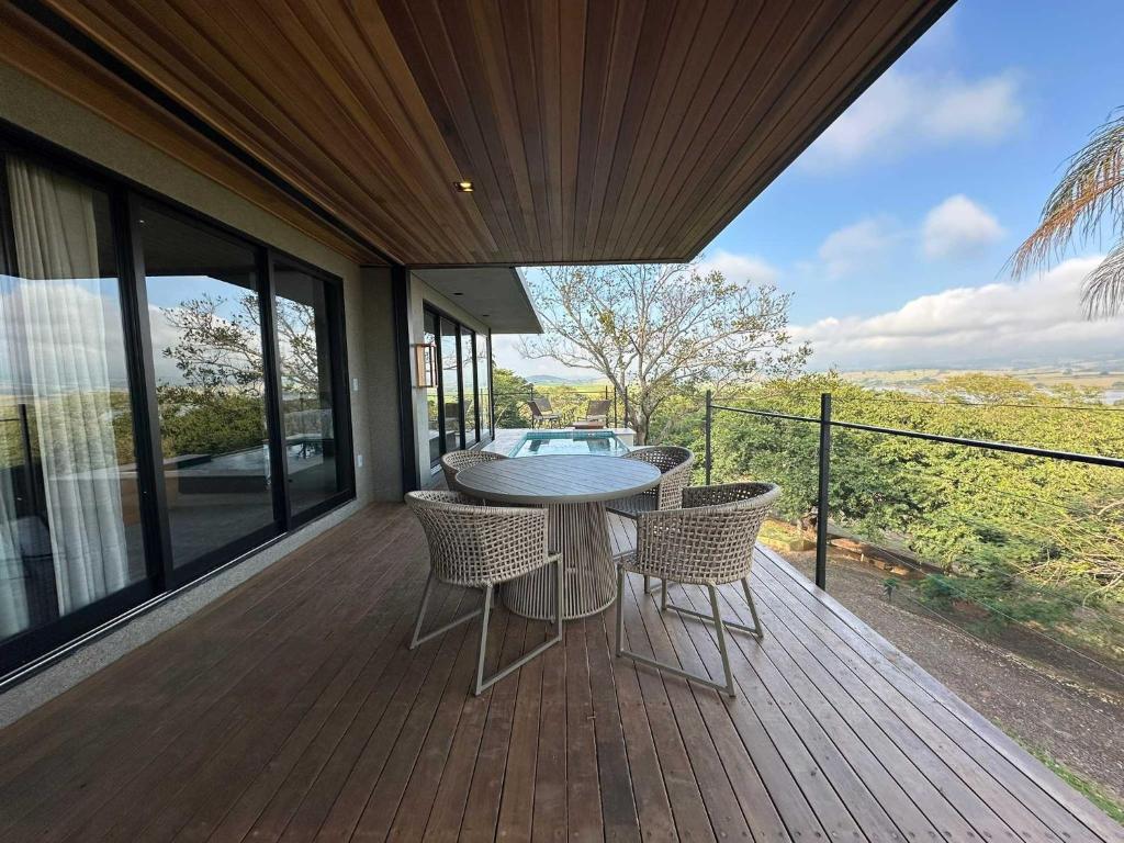 Μπαλκόνι ή βεράντα στο Bangalo da Agua