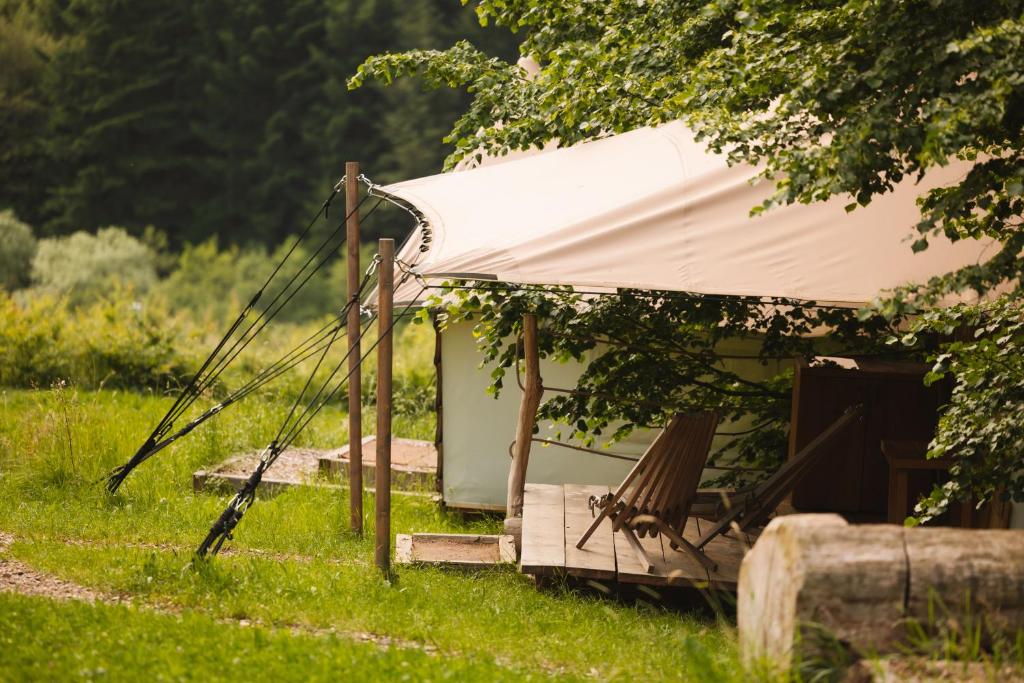 Zahrada ubytování Ladybug Eco House