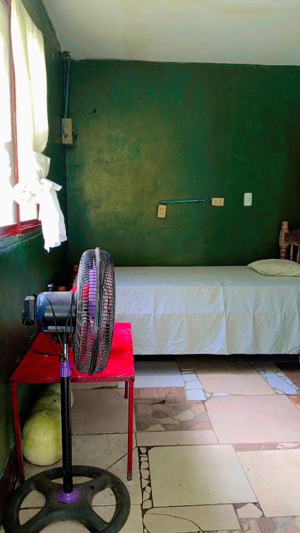 Istumisnurk majutusasutuses Hostal Isla Natal