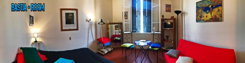 Posezení v ubytování Bastia Room