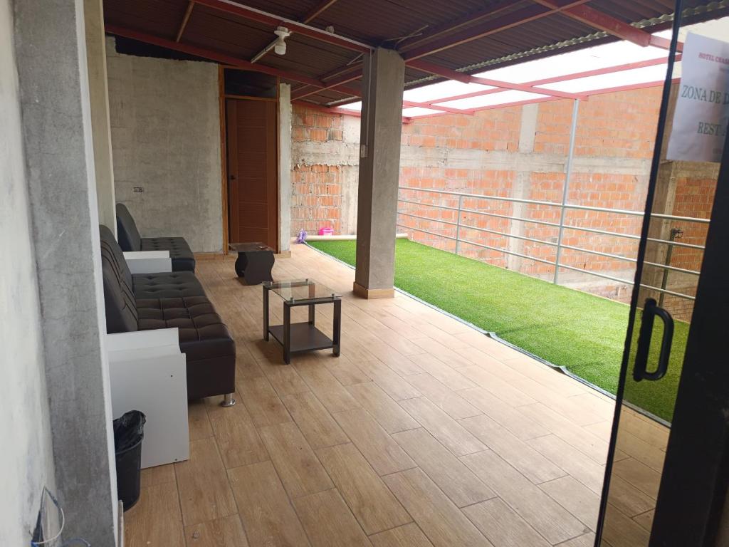 Posezení v ubytování Hotel Chaska Illary Pisac