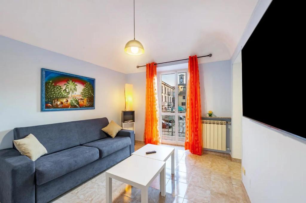 Posezení v ubytování Appartamento in centro 65mq x 4 persone