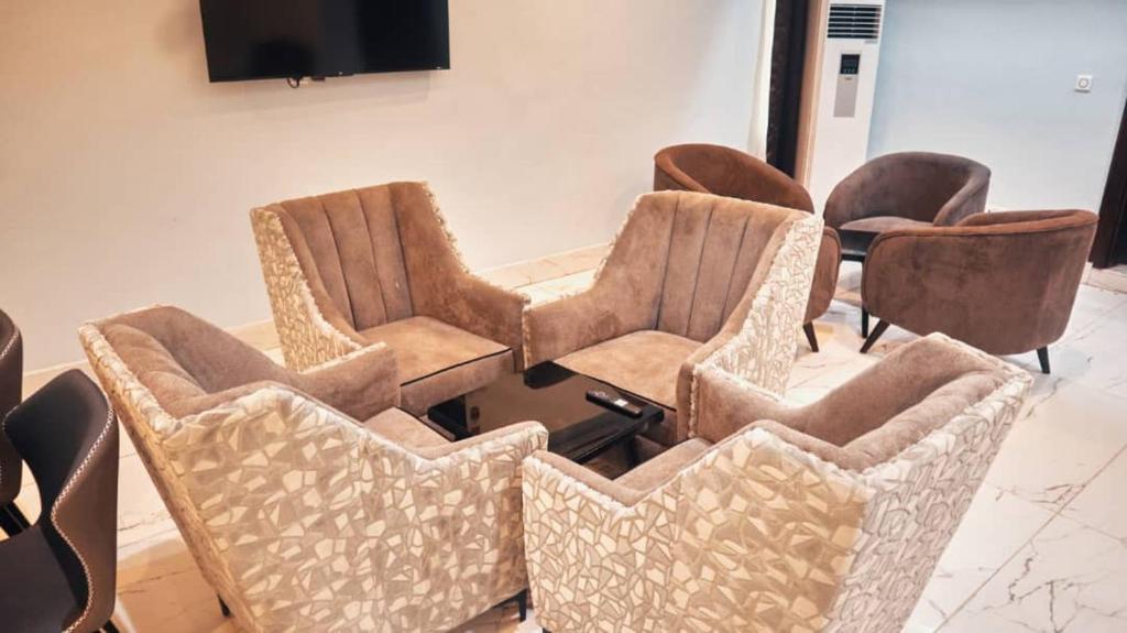 Posezení v ubytování De Padova Hotel