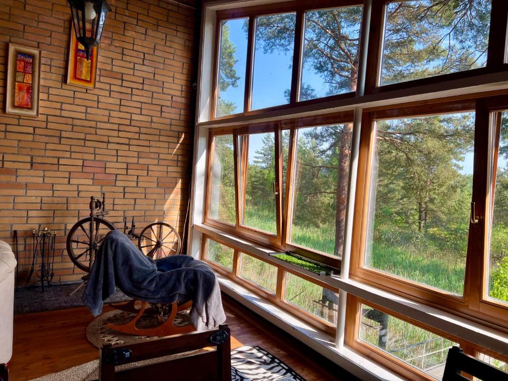 Posezení v ubytování Vesiroos Villa