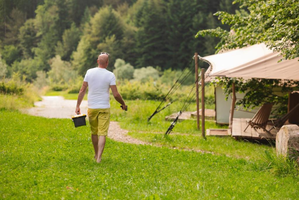 Hosté ubytování Lakeside Glamping Tents Mažijev Grič