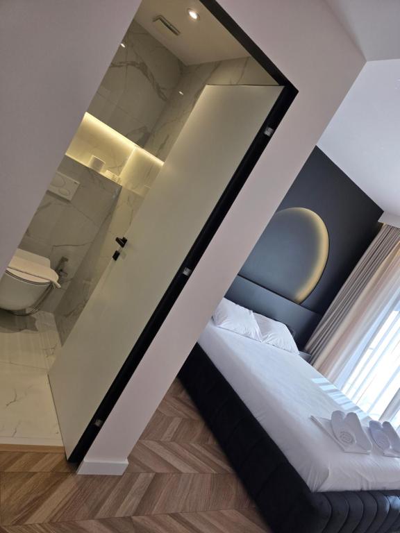Koupelna v ubytování Almar Boutique Hotel