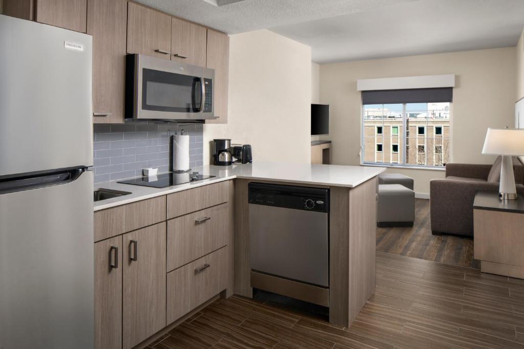 Hyatt House Boston Waltham - 一卧室套房 - 带两张双人床