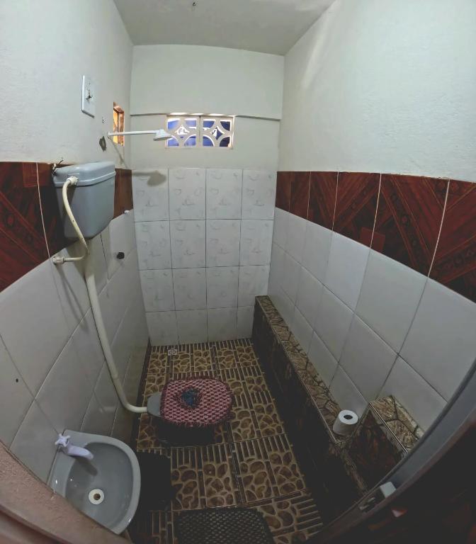 Koupelna v ubytování Hostel Refúgio dos Lençóis
