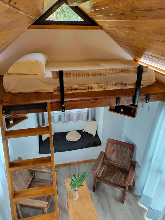 Area soggiorno di Tiny House Nativa