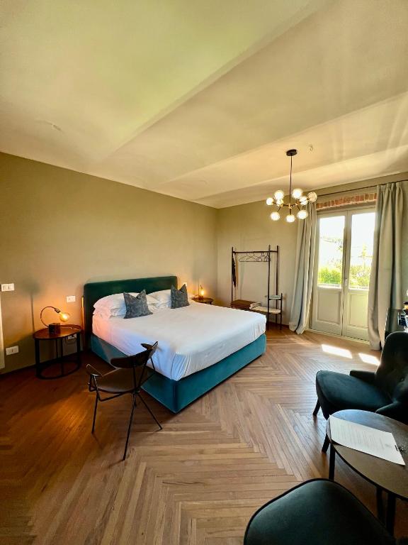 Postel nebo postele na pokoji v ubytování MiaClara Relais