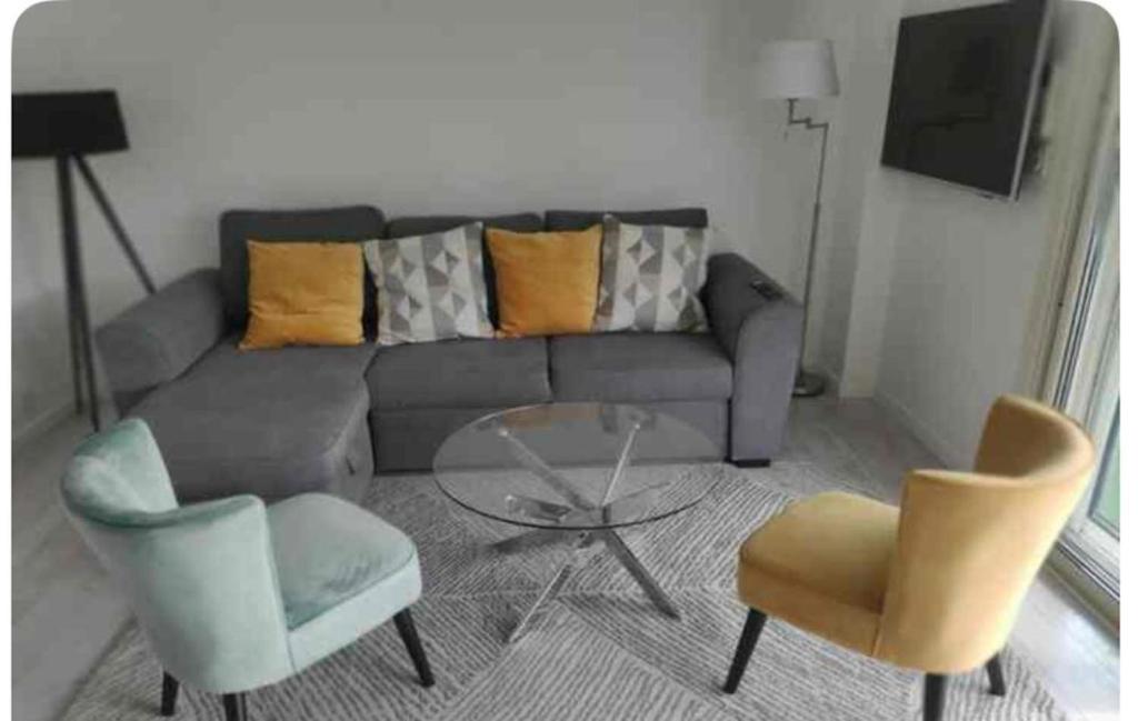 Posedenie v ubytovaní ETOILE Cosy 2 p, tout confort, 10 min Croisette