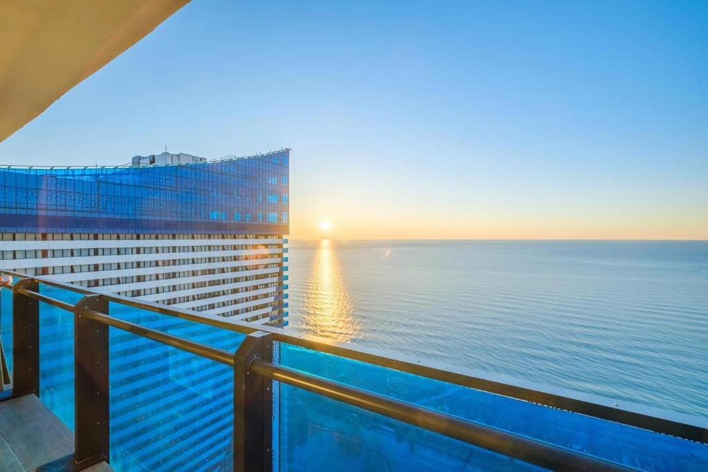 Nespecifikovaný výhled na moře nebo výhled na moře při pohledu z hotelu