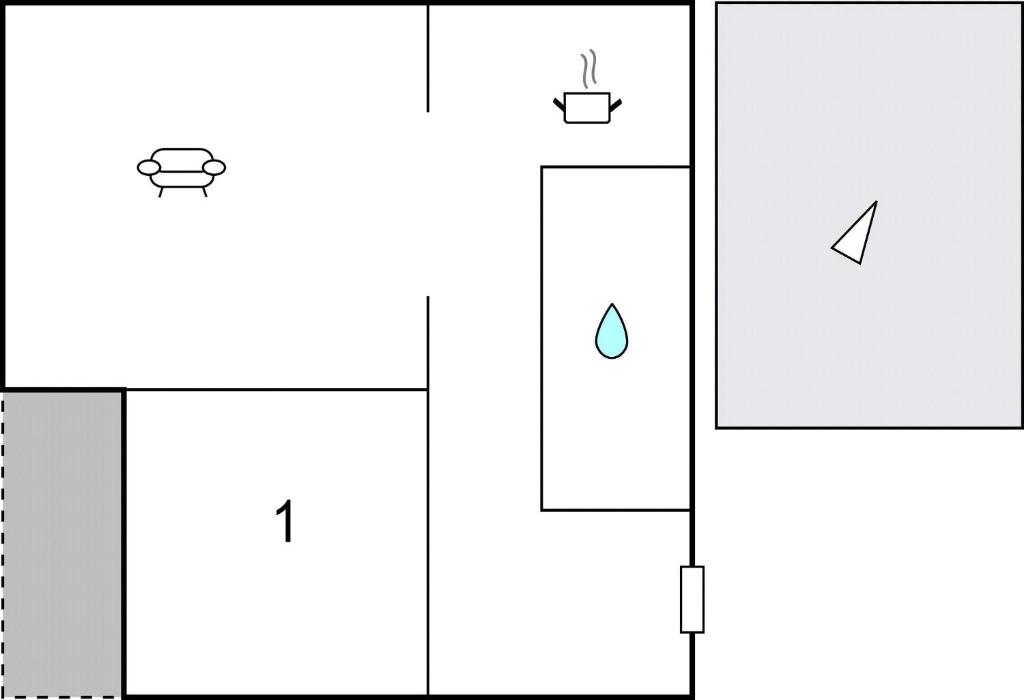 Plán poschodí v ubytovaní Cozy Apartment In Lukovo Sugarje