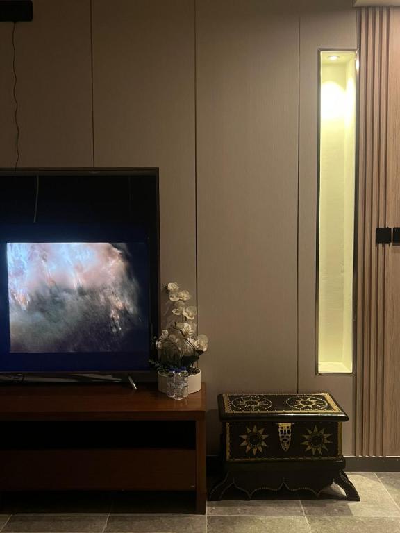 TV a/nebo společenská místnost v ubytování Escape