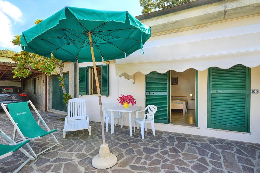Patio nebo venkovní prostory v ubytování Hotel Casa Rosa