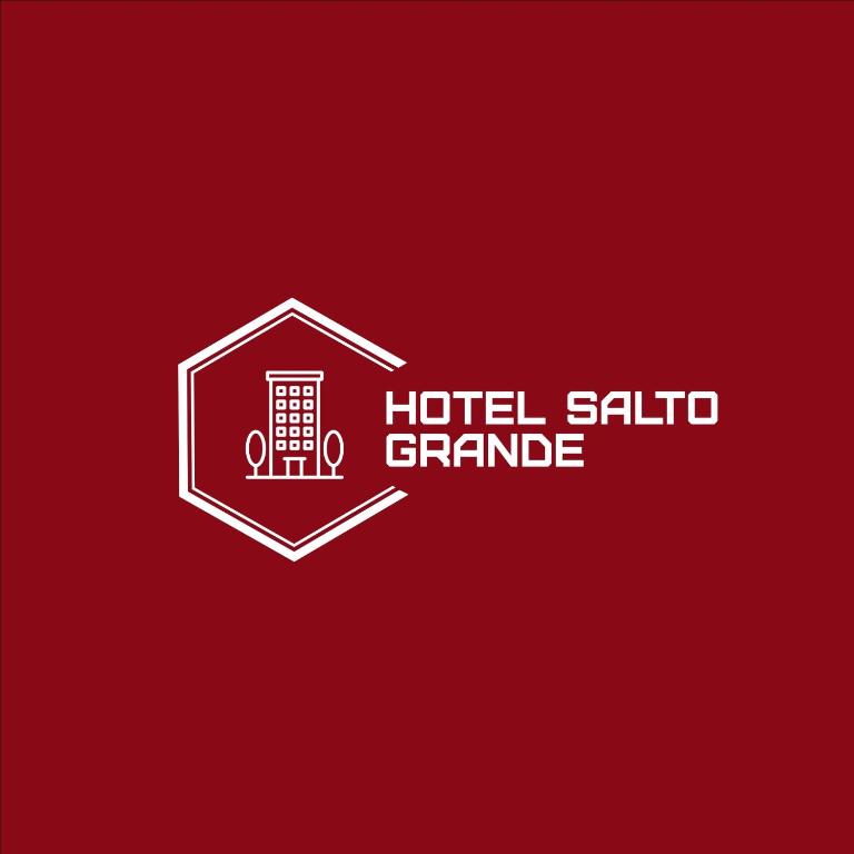 a logo for a hotel shuttle grille at Hotel Salto Grande in Ipatinga