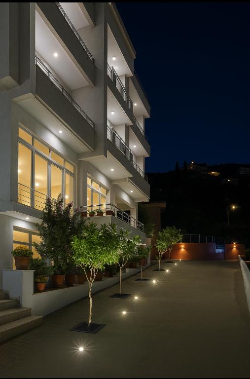 Budova, kde se aparthotel nachází
