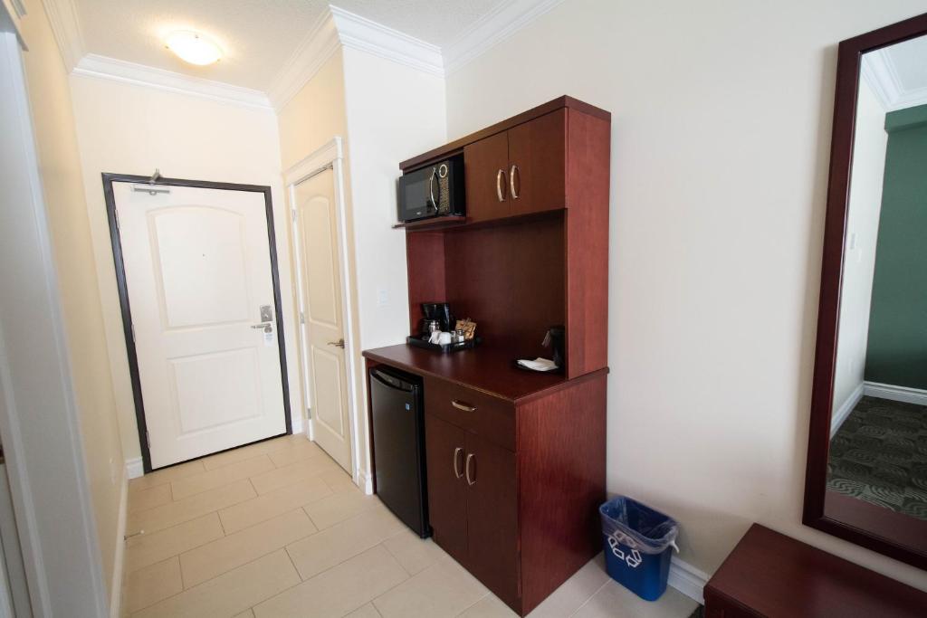 Dapur atau dapur kecil di Nova Inn Manning