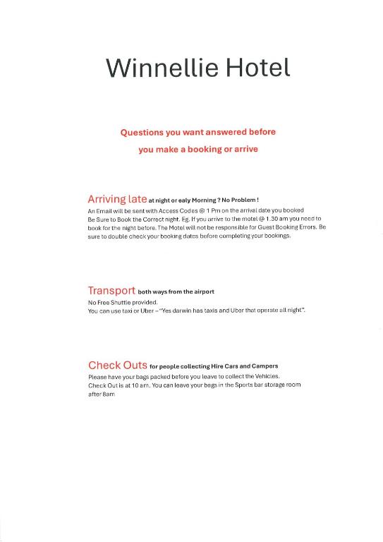 Winnellie Hotel Motel - Resim 9