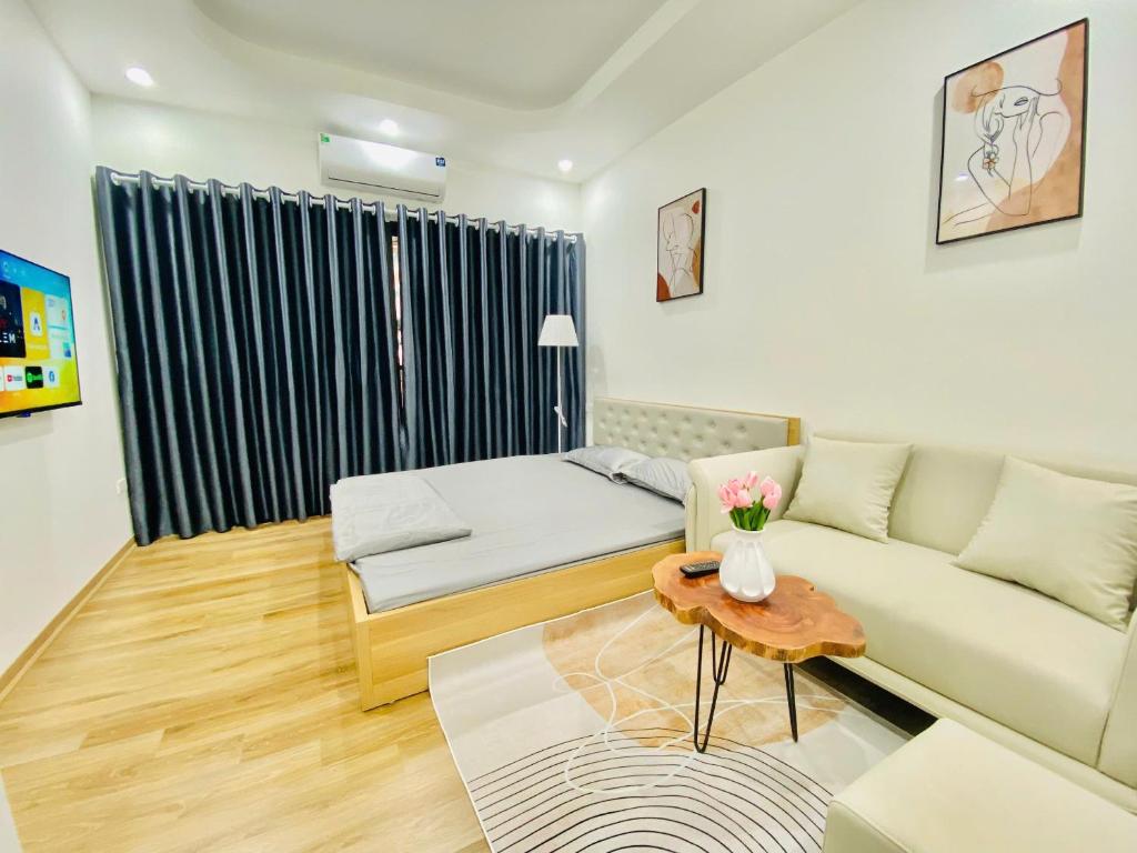 Posezení v ubytování Happy Nest Home - Long Bien