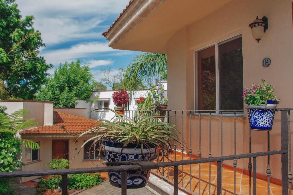 Balkón nebo terasa v ubytování Alcazar Suites